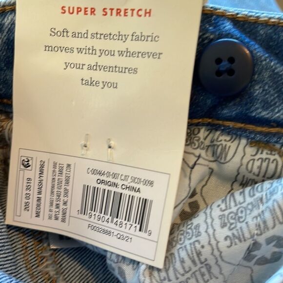 Cat & Jack Girls Embellished jeans, size 5, Girlfriend Super Stretch Jeans - Picture 9 of 10